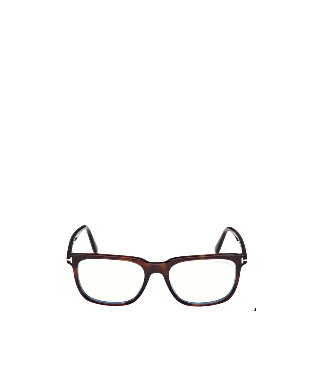 Tom Ford White Eyewear Square Frame Glasses for men