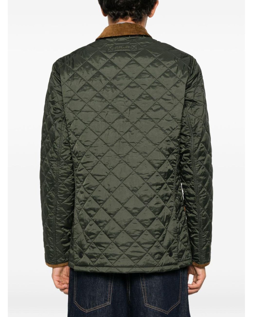 Barbour Green Quilted Jacket for men