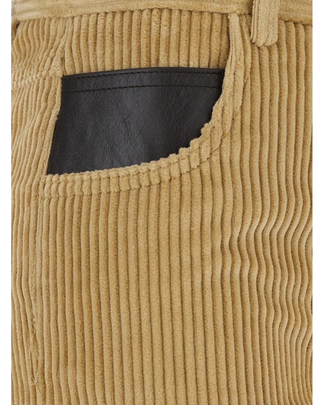Bottega Veneta Natural Corduroy Trousers