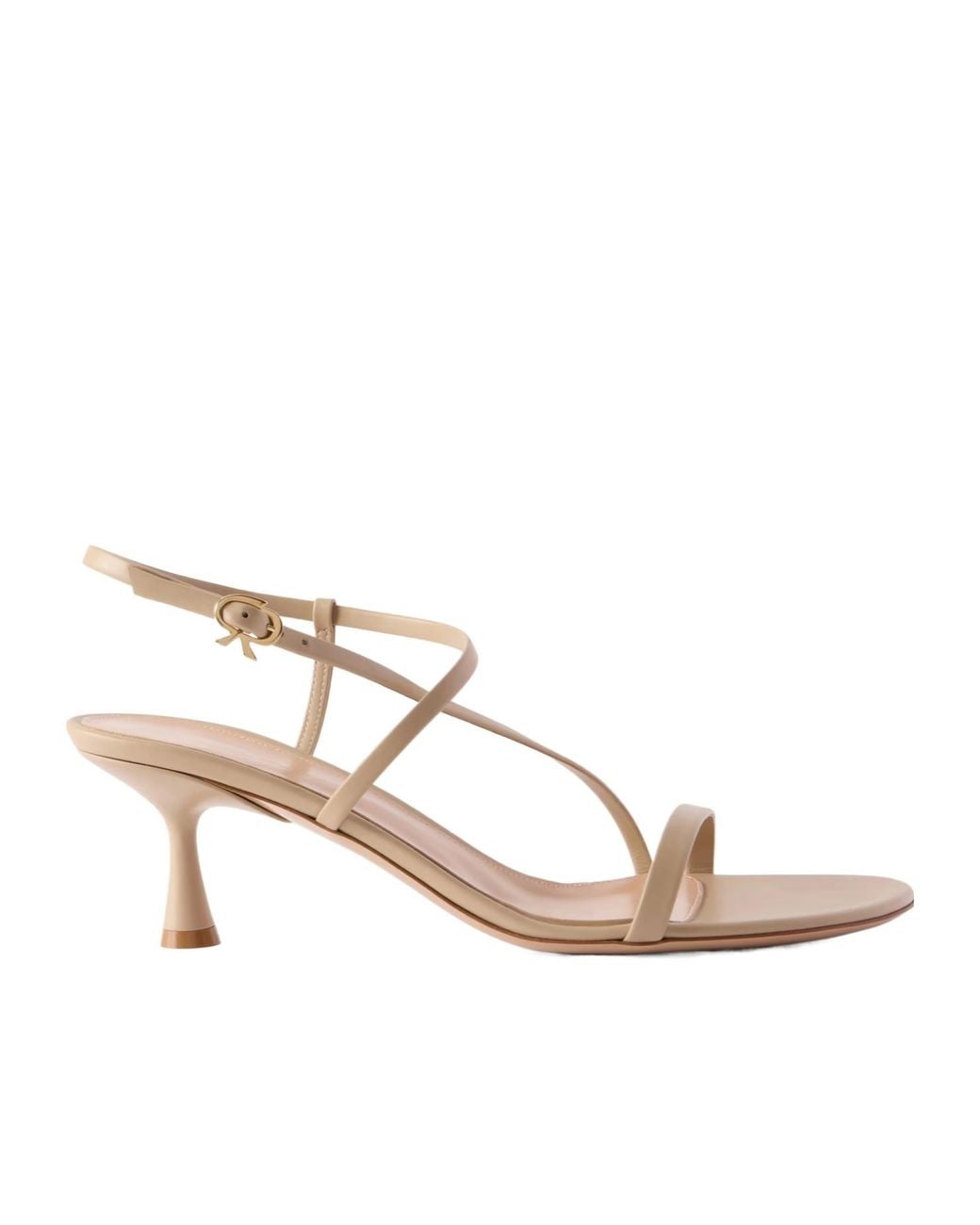 Gianvito Rossi Natural Ascent 55 Leather Sandals