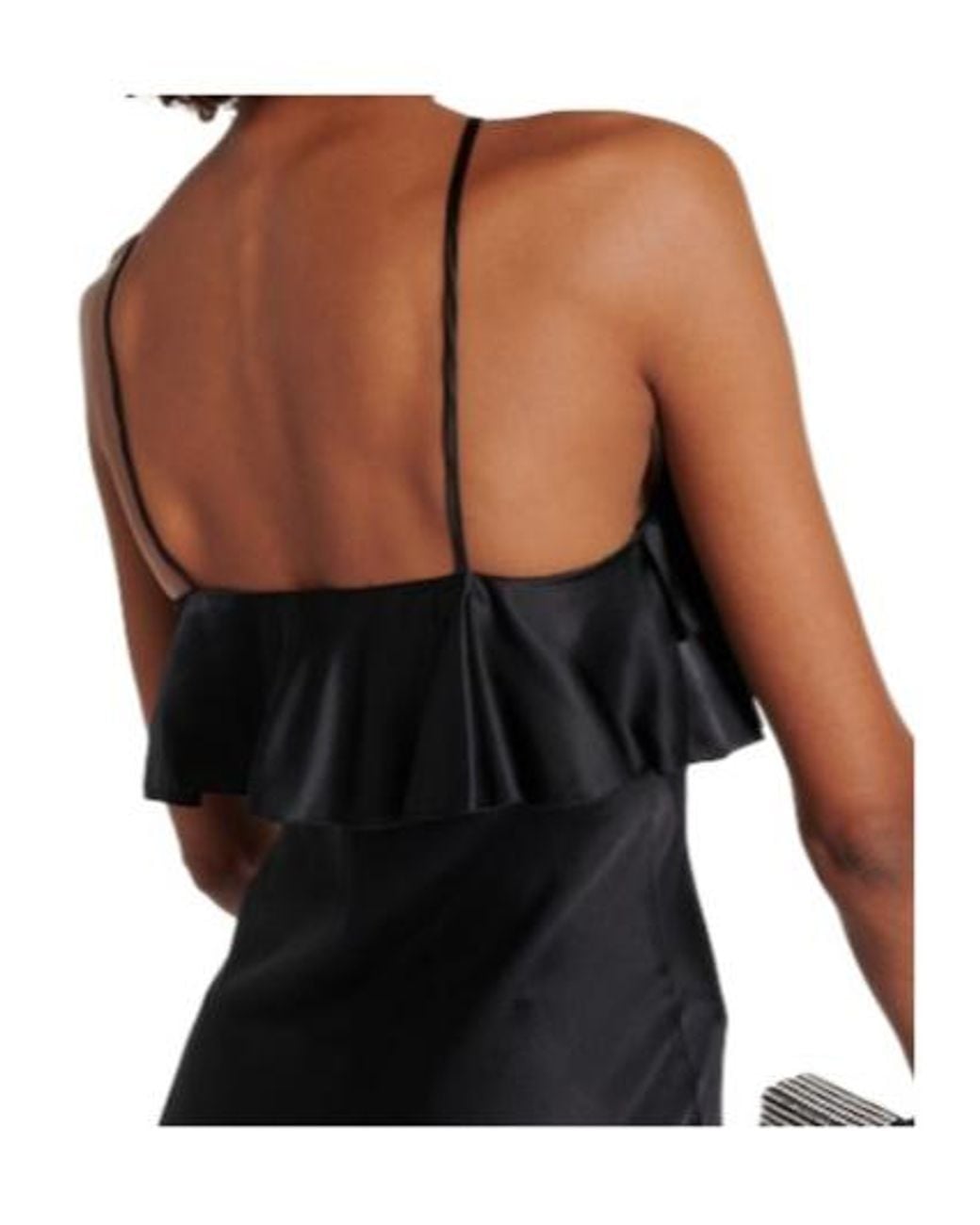 Rodarte Black Bow-Detail Halterneck Silk Satin Gown