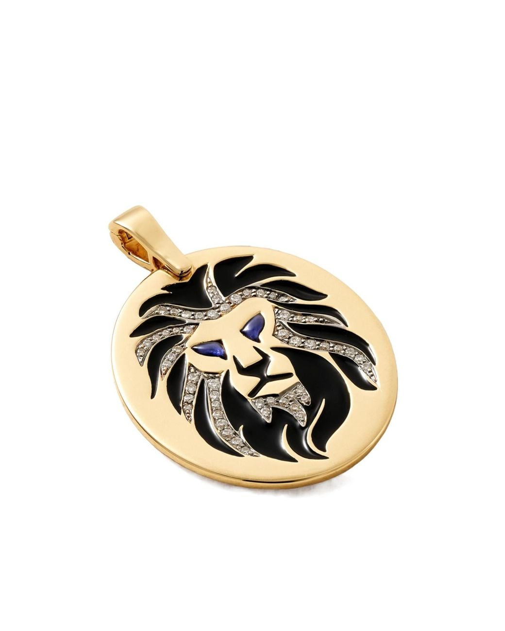 Diane Kordas Metallic Lion Pendant