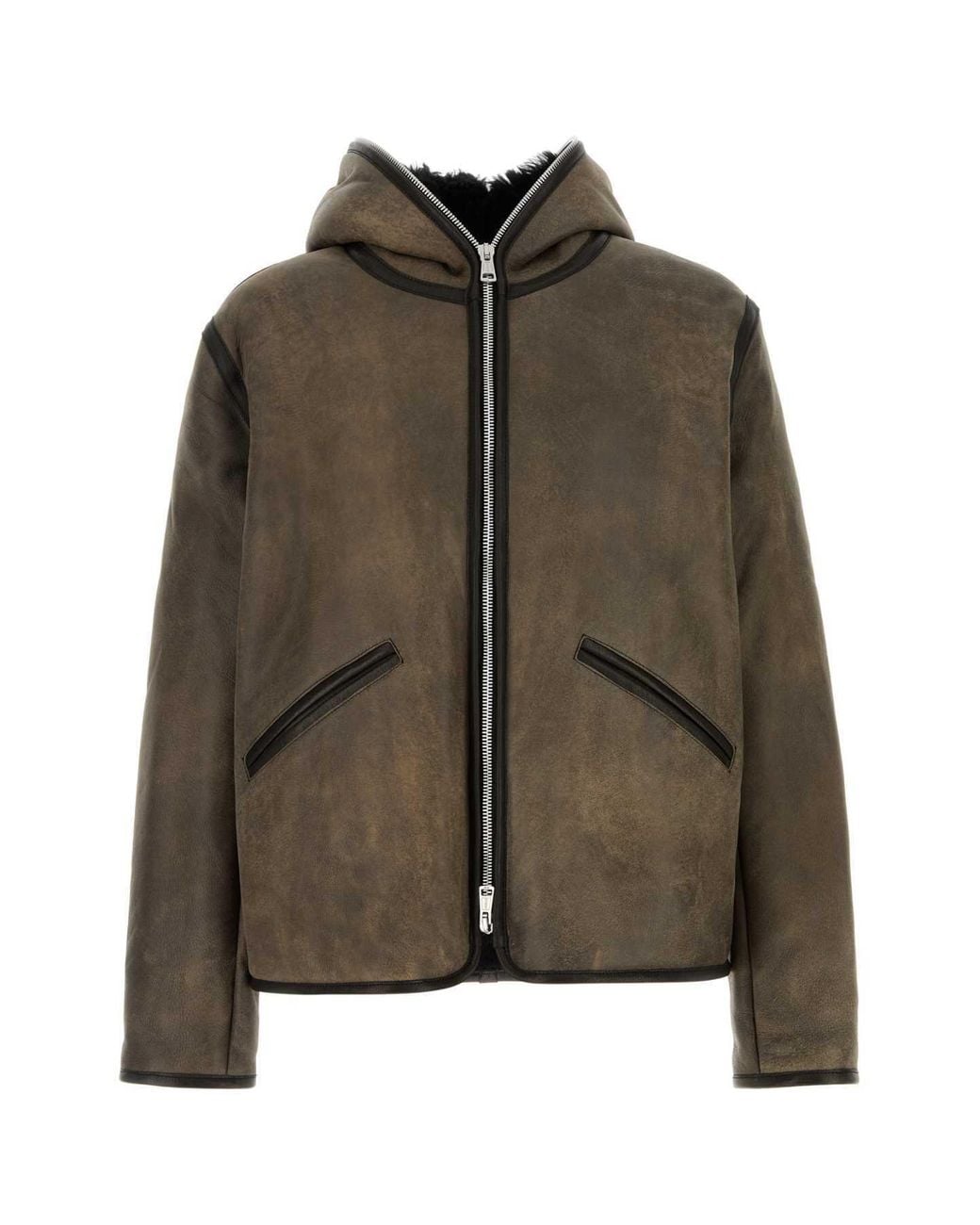 Our Legacy Brown Full Zip Jacket for men