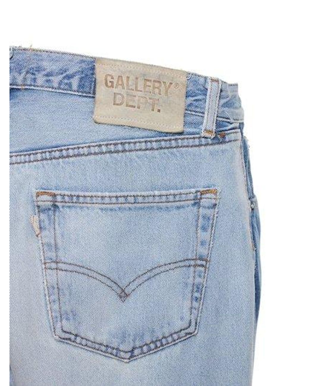 GALLERY DEPT. Blue Ken Vintage Effect Jeans for men
