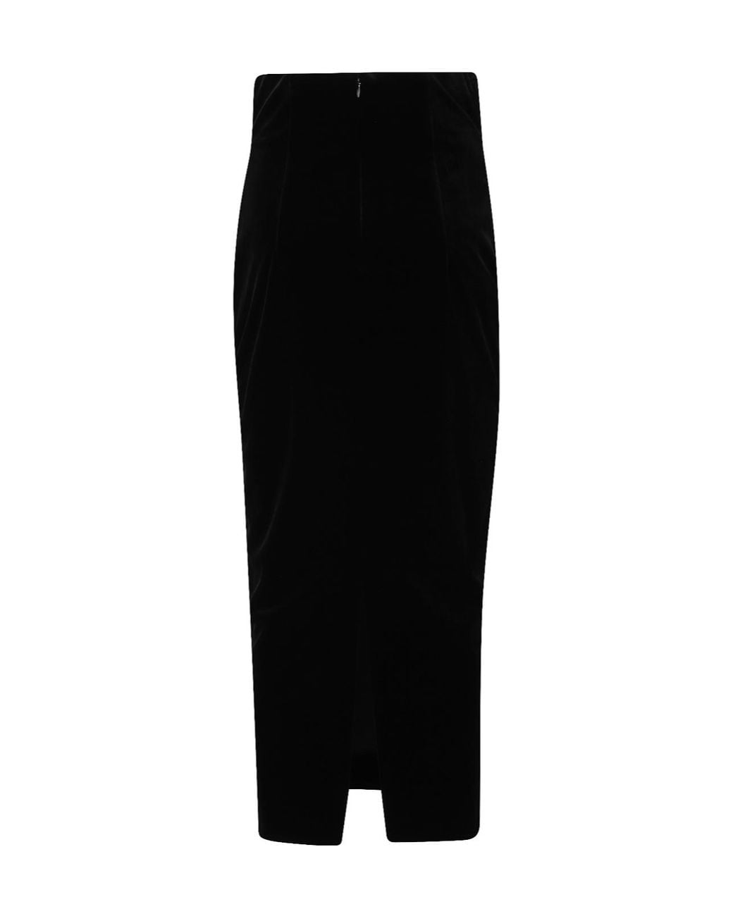 Alberta Ferretti Black Drapey Skirt
