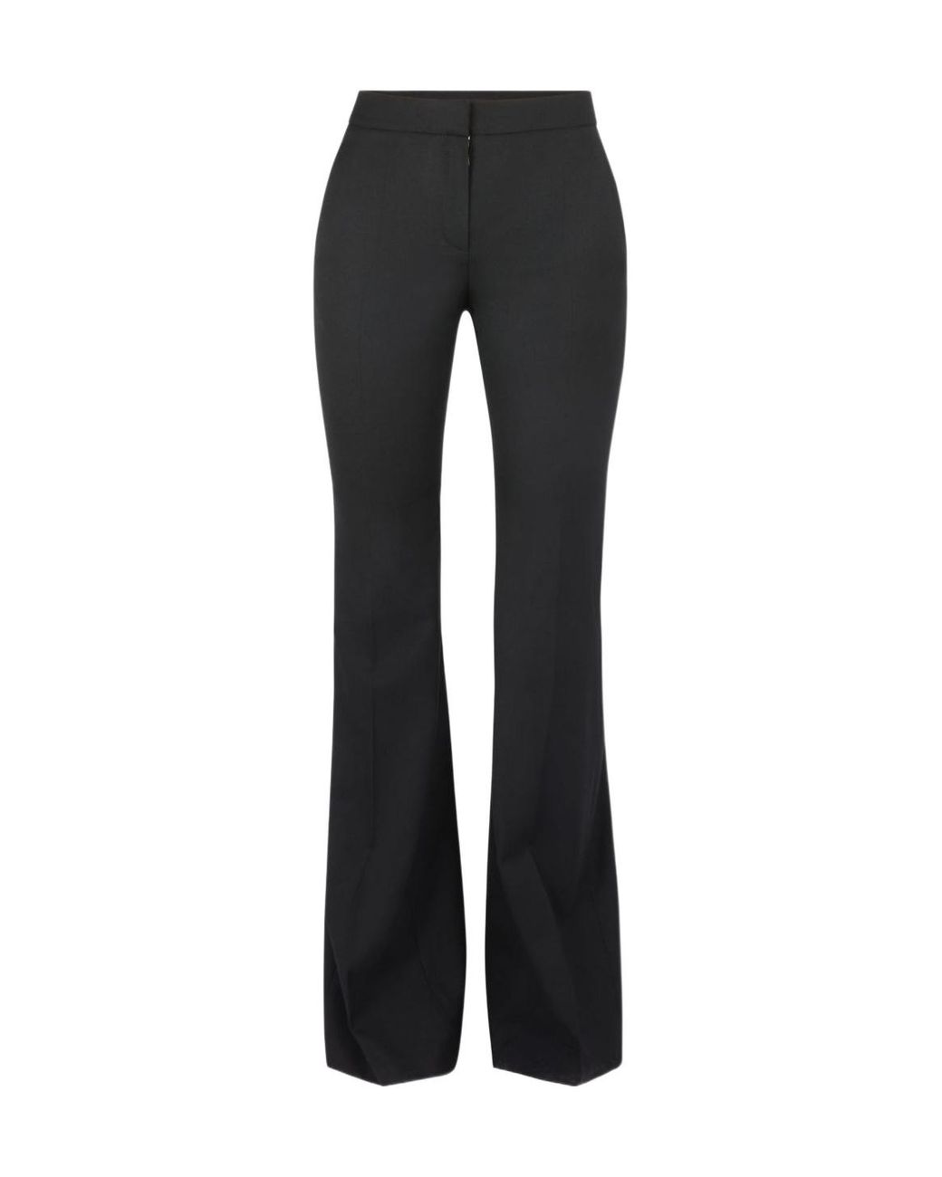 Nina Ricci Black Bow-Detail Flared Trousers
