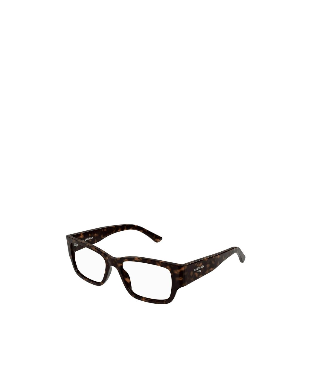 Balenciaga White Eyewear Rectangle Frame Glasses for men