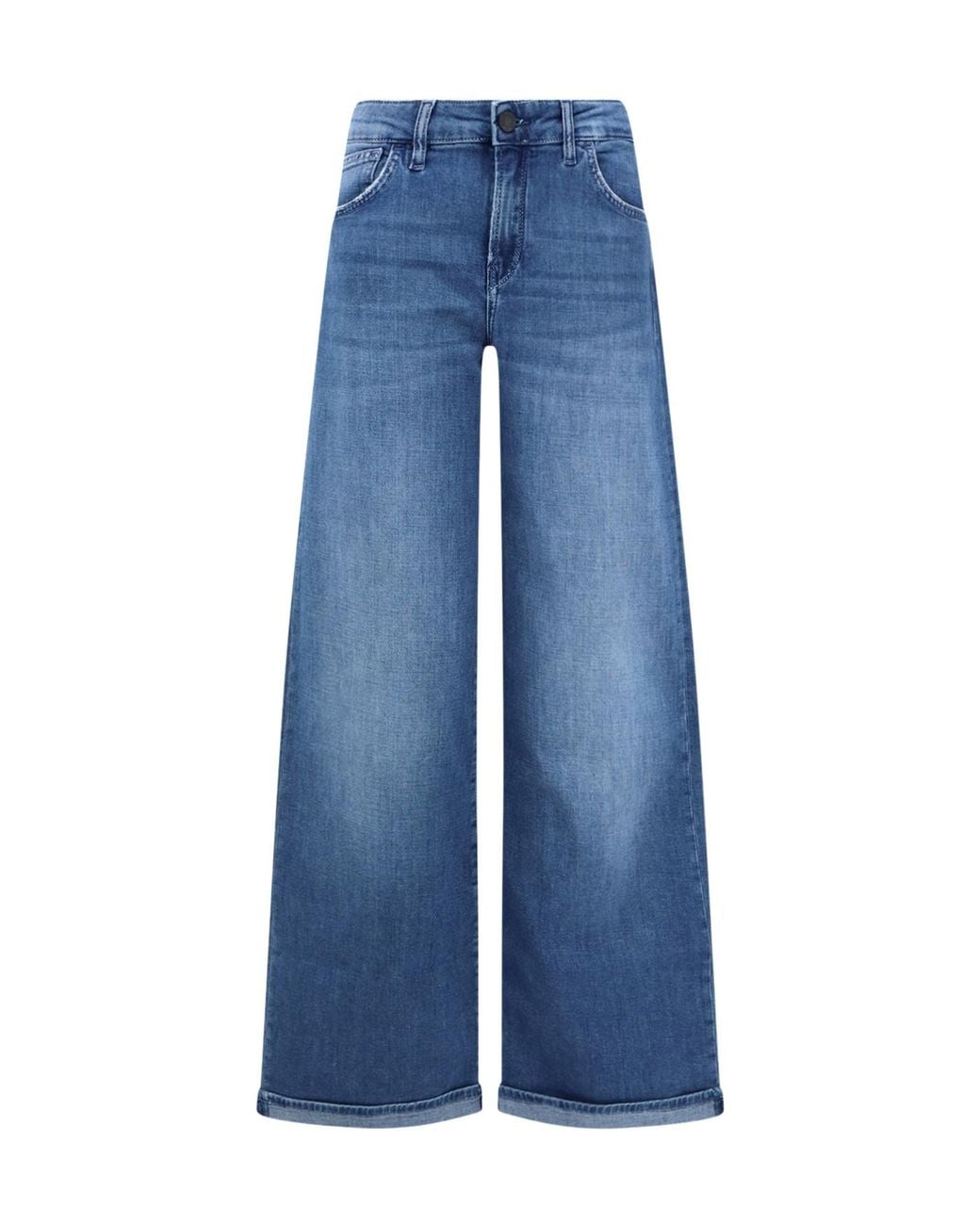 3x1 Blue Wide-Leg Jeans