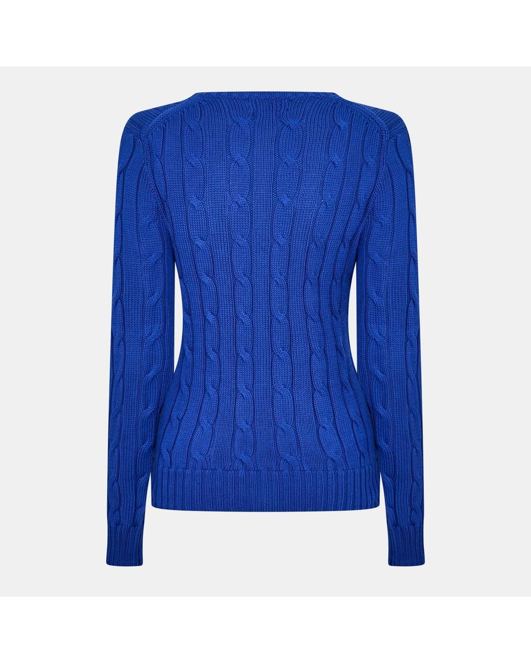 Polo Ralph Lauren Blue Logo Knit Sweater