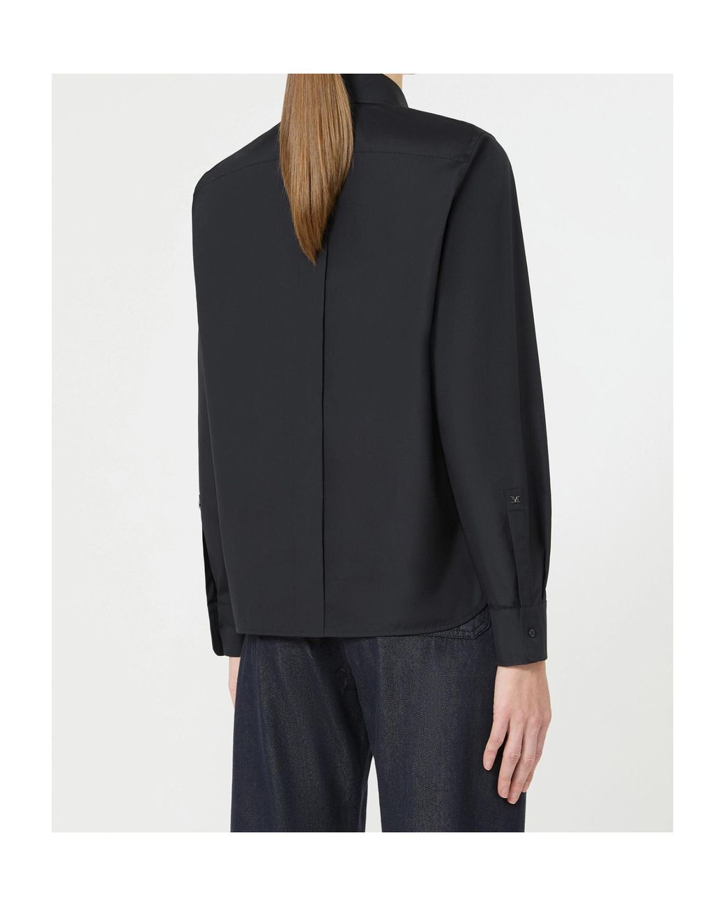 Max Mara Black Buttoned Shirt