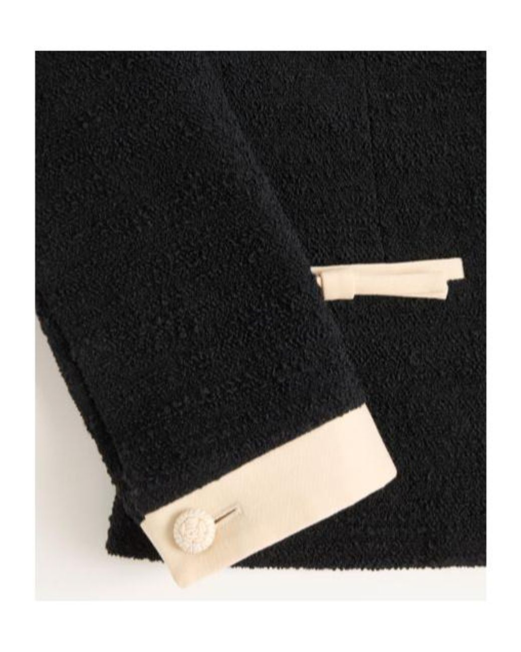 Valentino Black Bow Detailed Crewneck Jacket