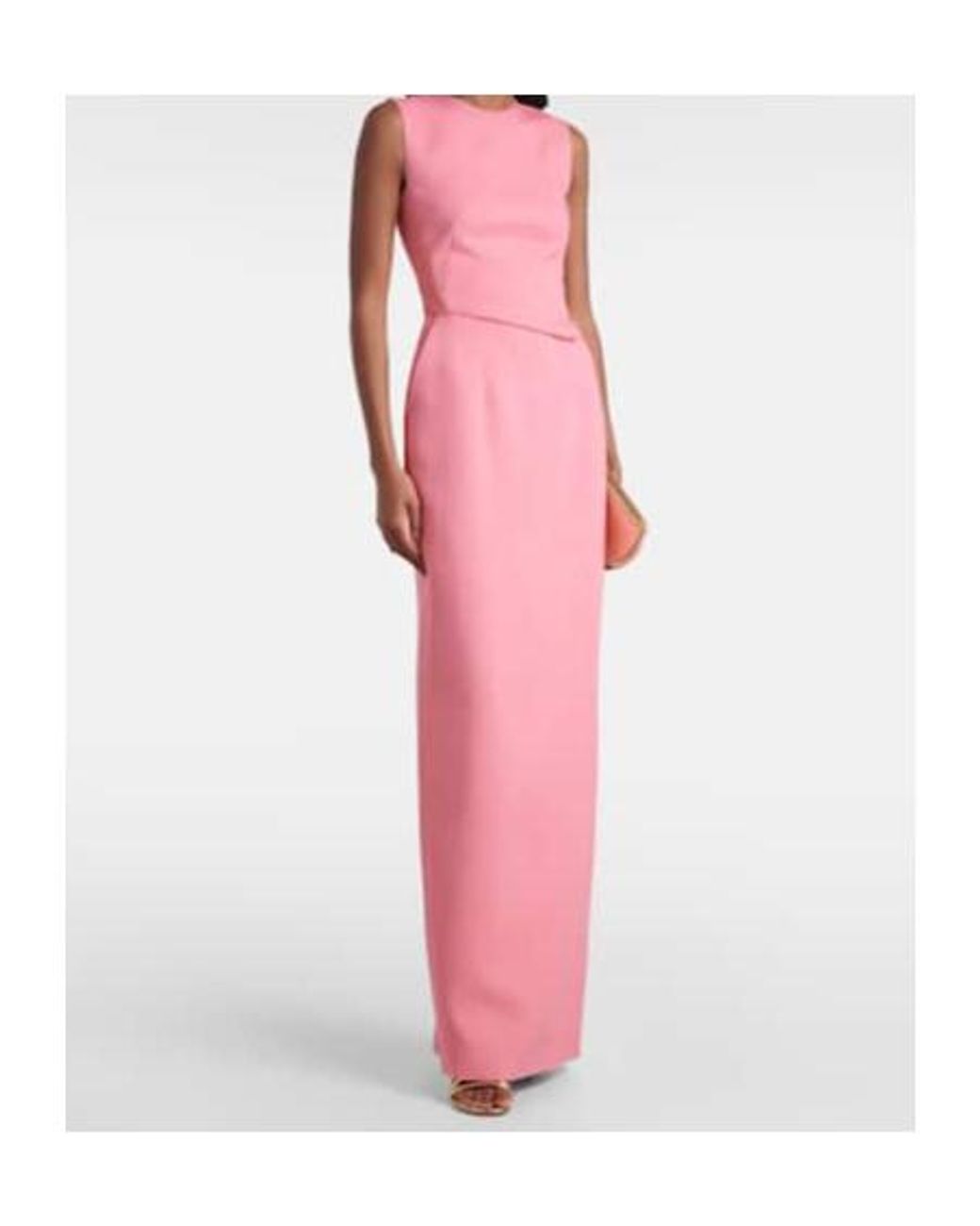 Emilia Wickstead Pink Juulia Crêpe Gown
