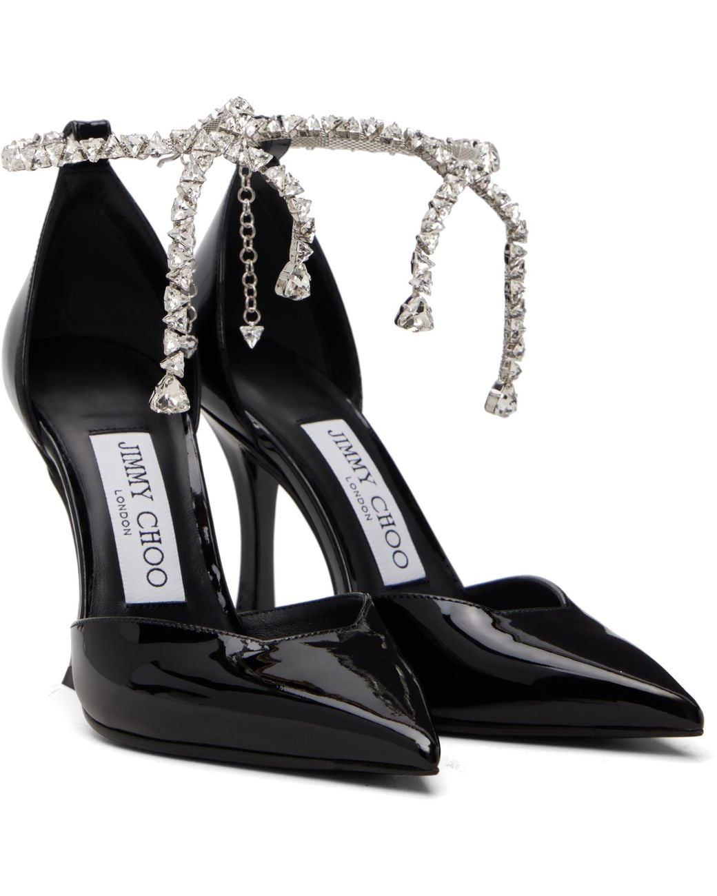 Jimmy Choo Black Stevie 100 High Heels