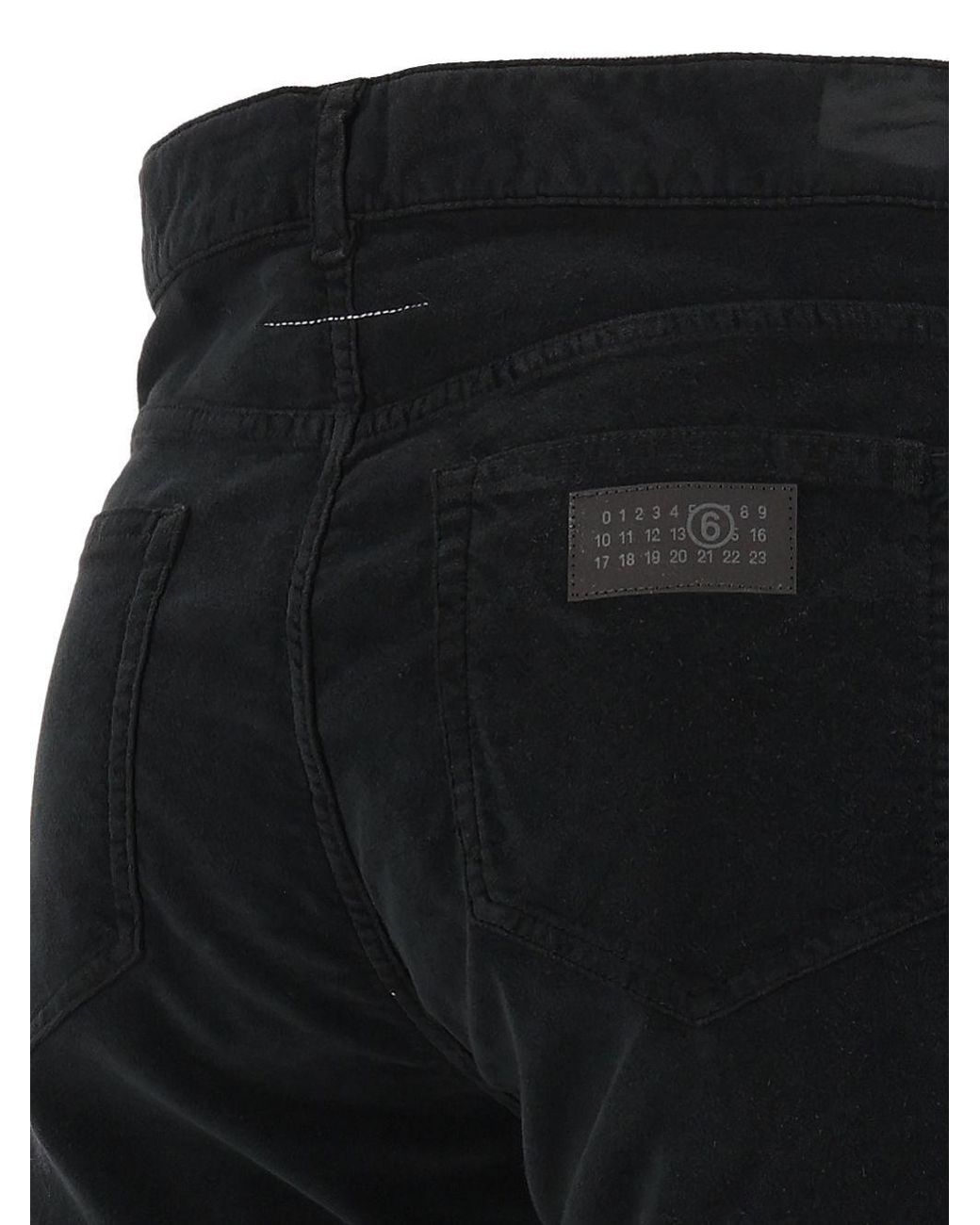 MM6 by Maison Margiela Blue Straight-Leg 5-Pocket Jeans for men