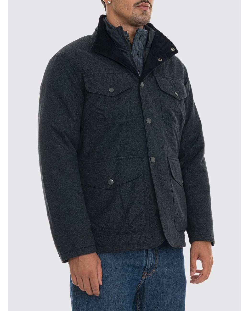 Barbour Black Waterproof Jacket for men