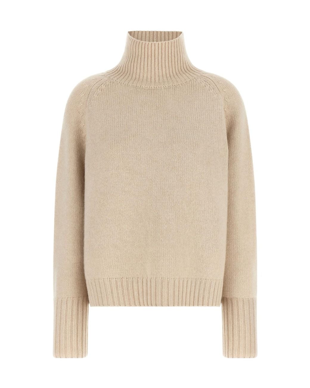 Be You Natural Cashmere Turtleneck Sweater