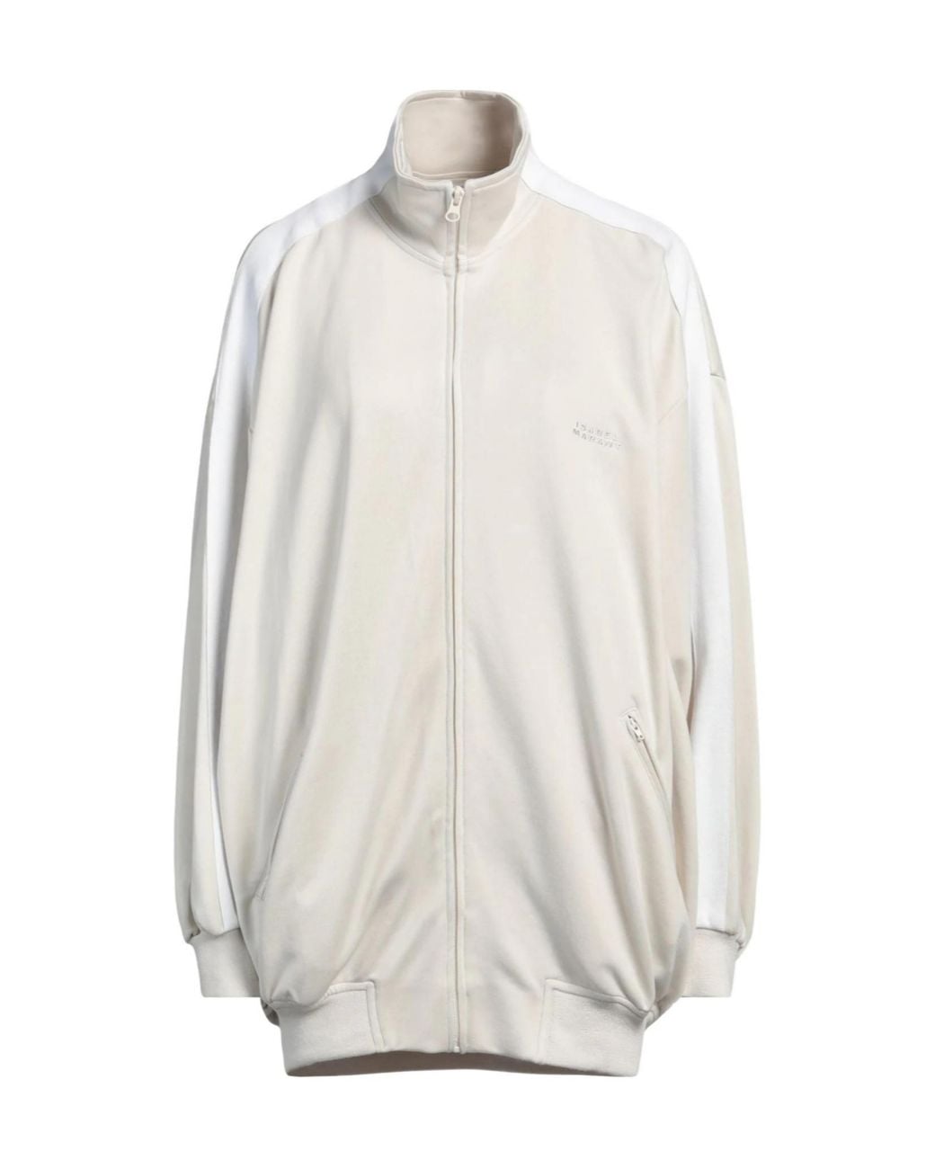 Isabel Marant White Turtleneck Zip-Up Jacket