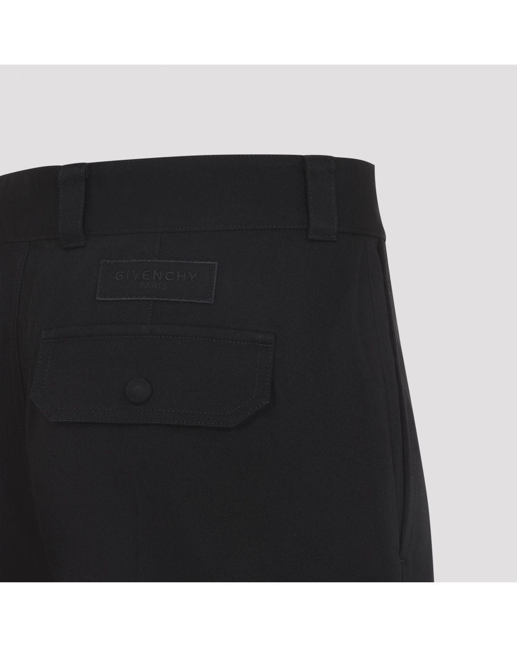 Givenchy Black Straight-Leg Cargo Pants for men