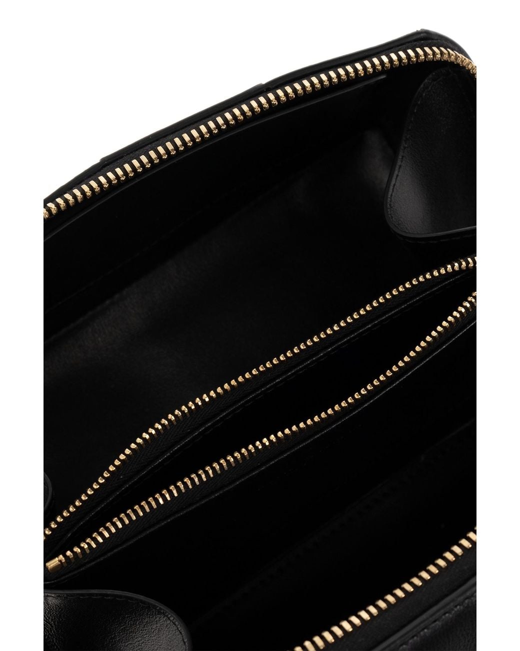 Bottega Veneta Black Zip-Up Wash Bag