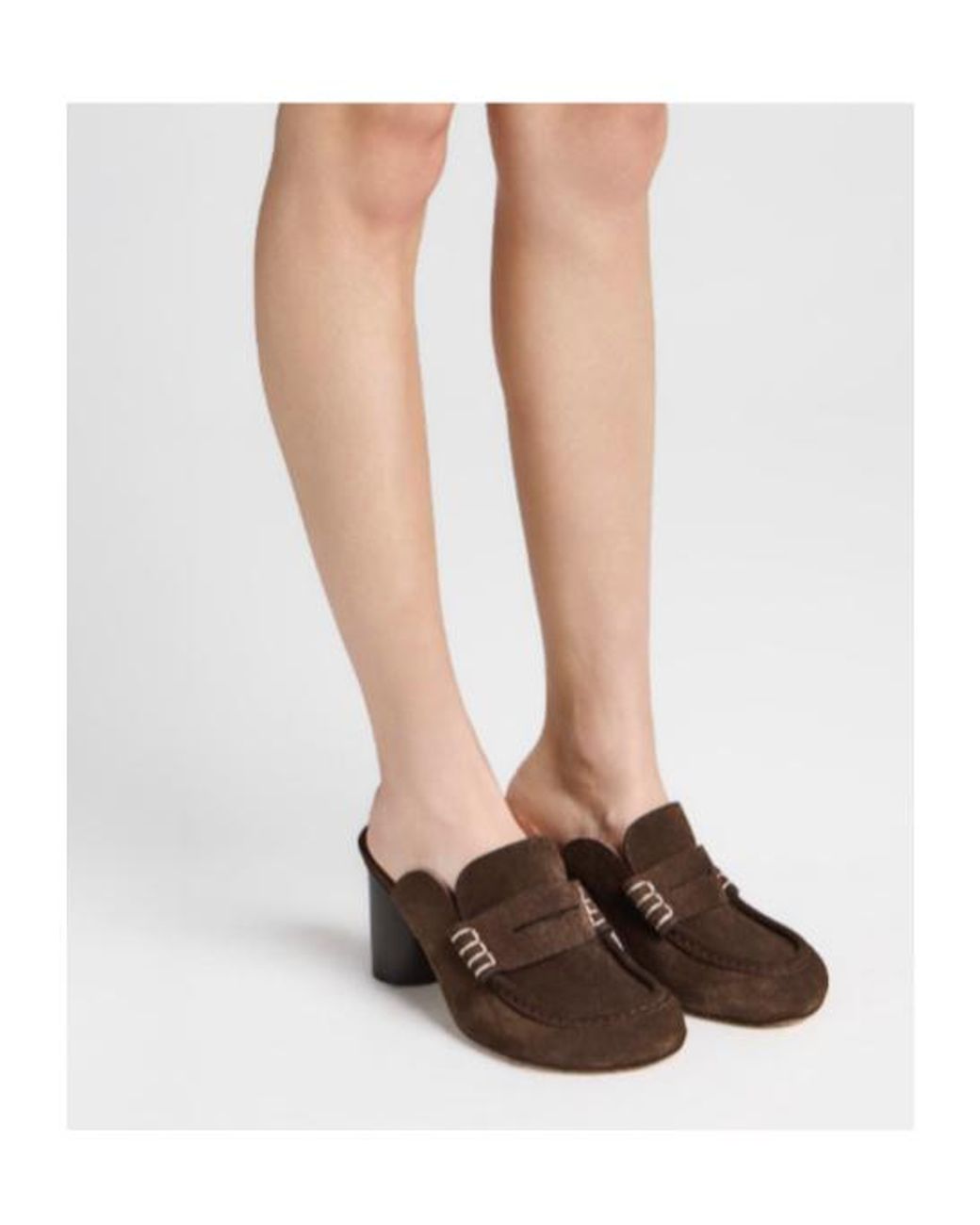 J.W. Anderson Brown Loafer Mule Sandal