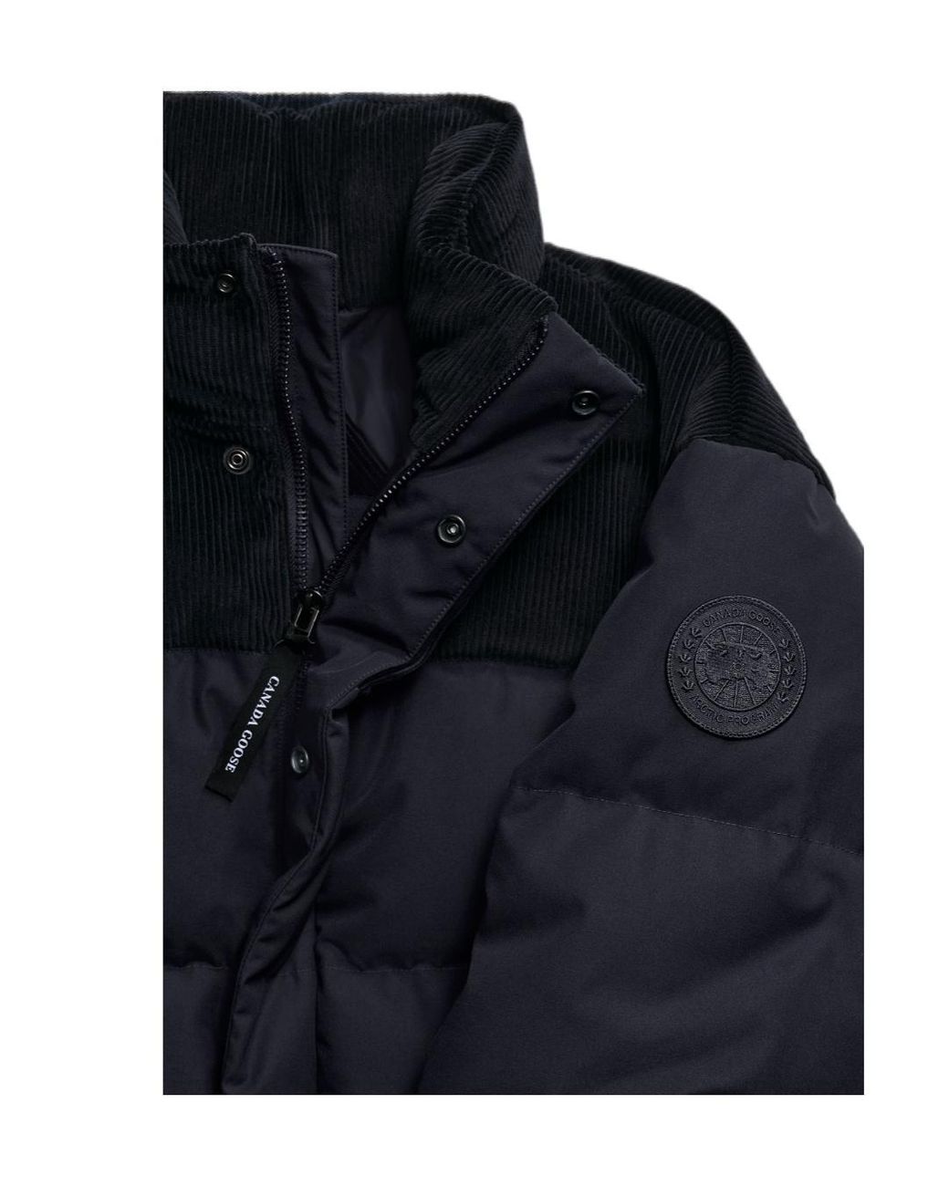 Canada Goose Blue Sterling Corduroy Puffer Jacket for men