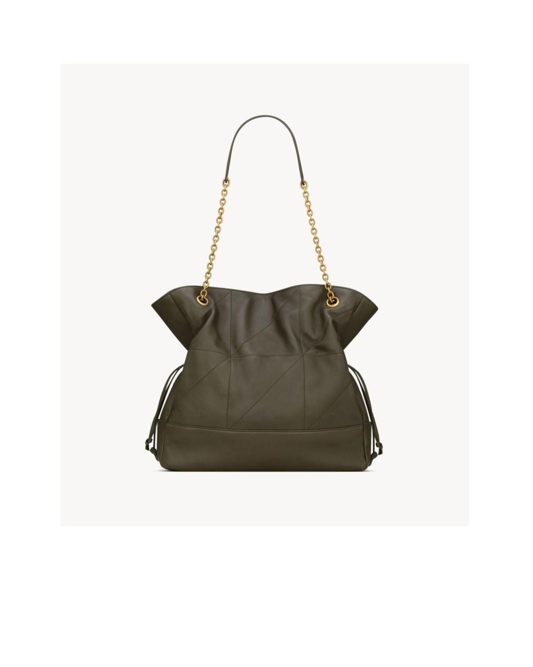 Saint Laurent Green Jamie 4.3 Logo Plaque Shoulder Bag