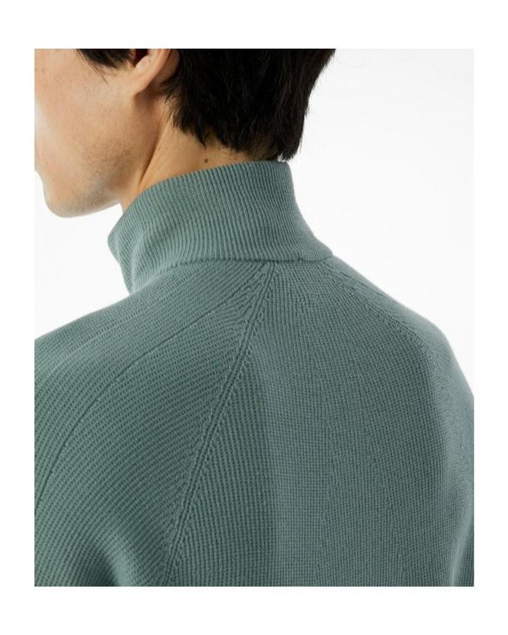 Veilance Green Conic Half-Zip Sweatshirt for men