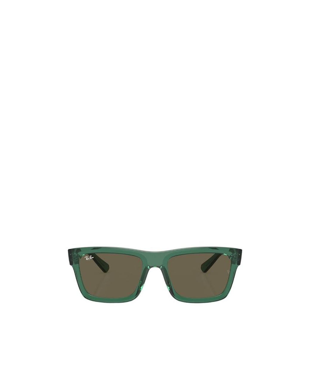 Ray-Ban Green Warren Rectangular Frame Sunglasses for men