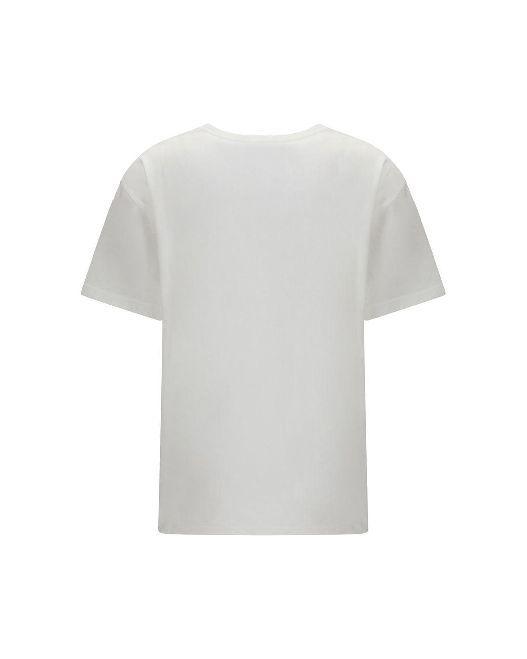 Valentino White Animal Printed Crewneck T-Shirt