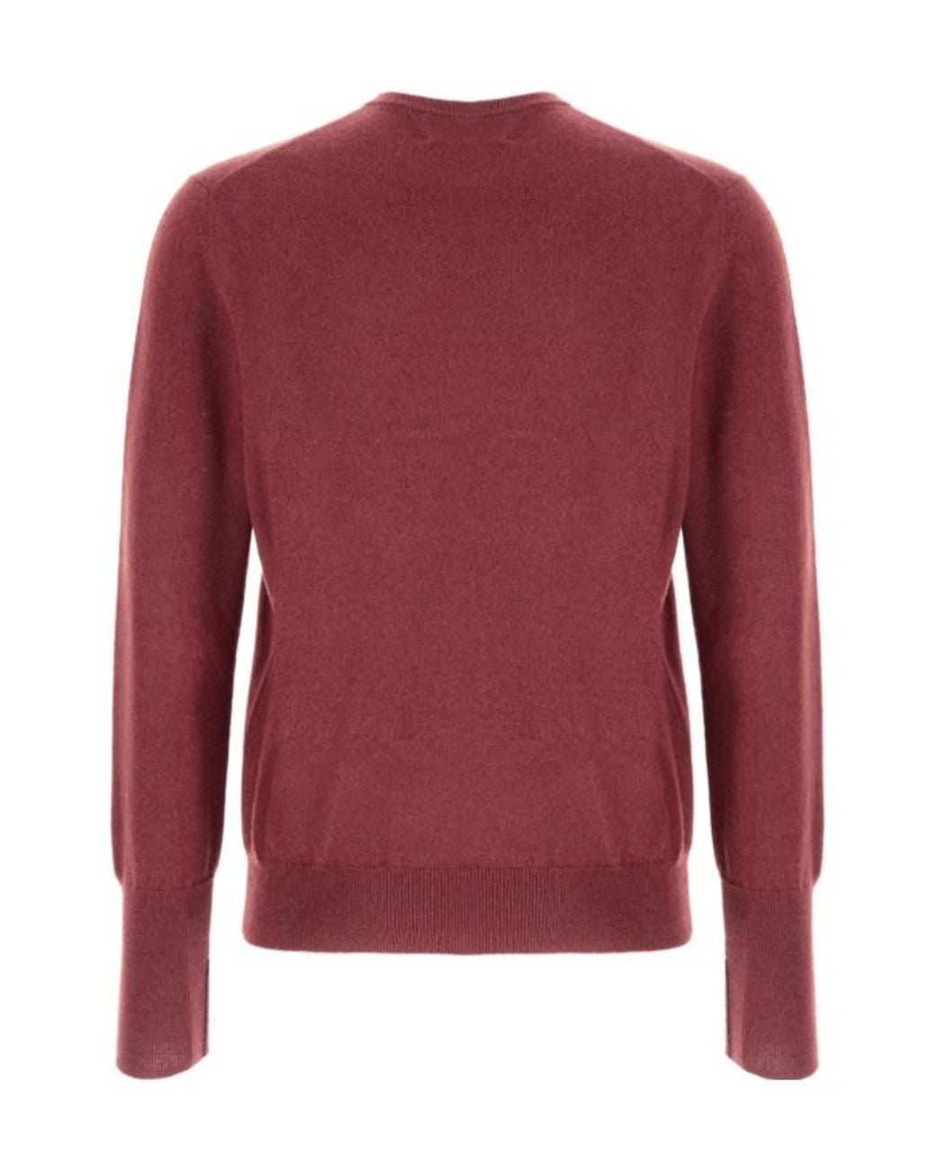 Ballantyne Red Crew-Neck Cashmere Sweater for men