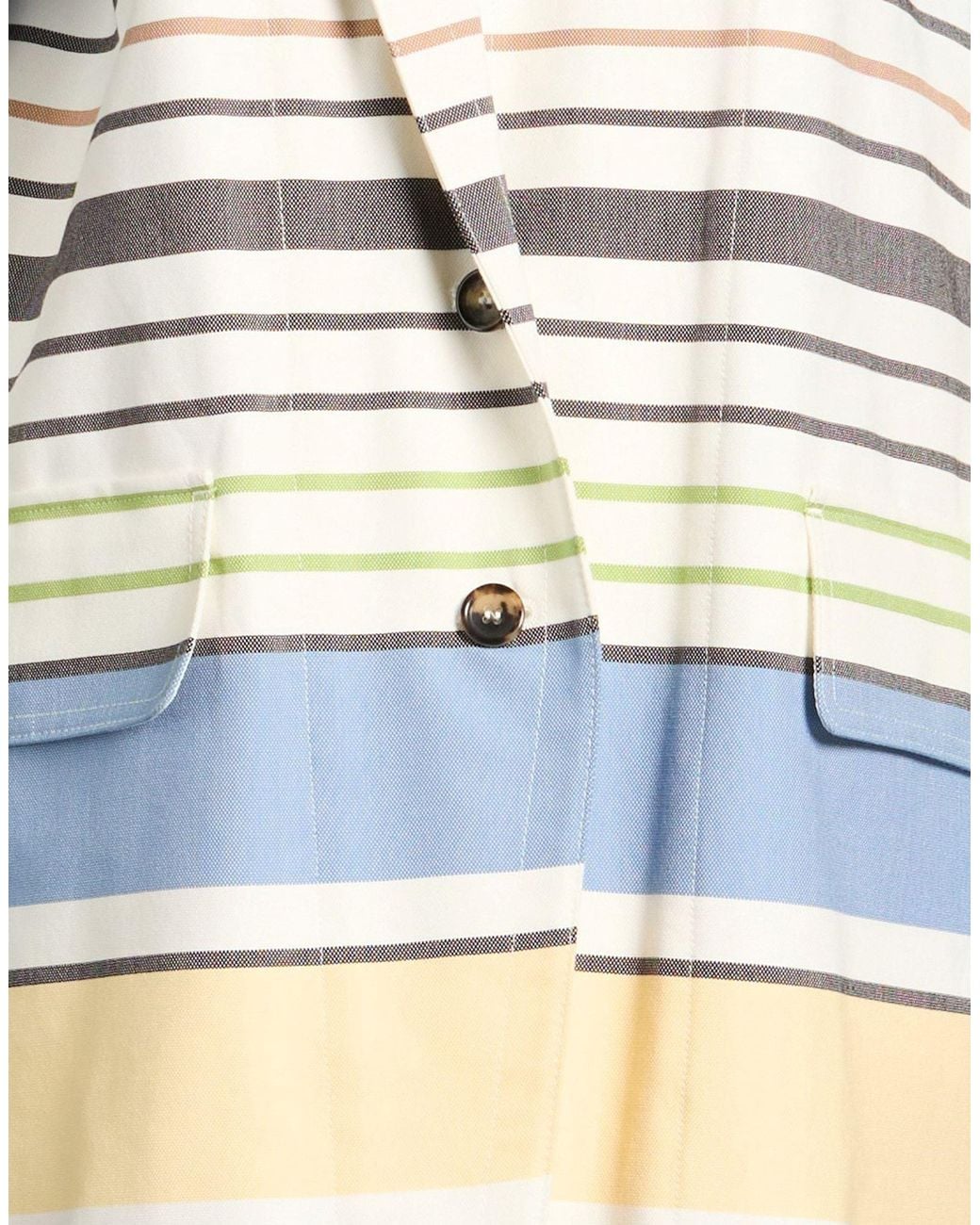 Max Mara Blue Striped Blazer