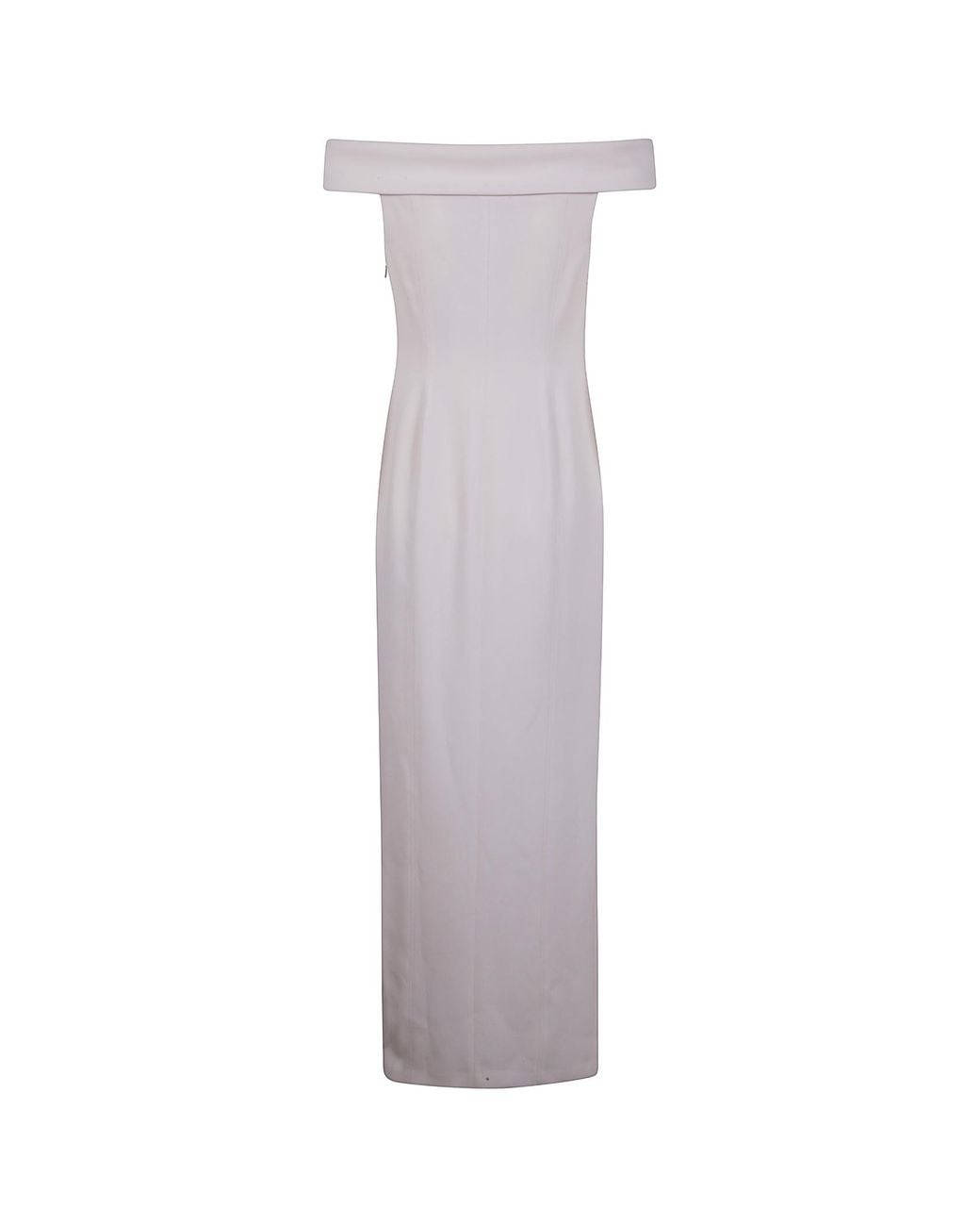 slim fit dress slacks Must Be Love Lace Maxi Dress White main image 0