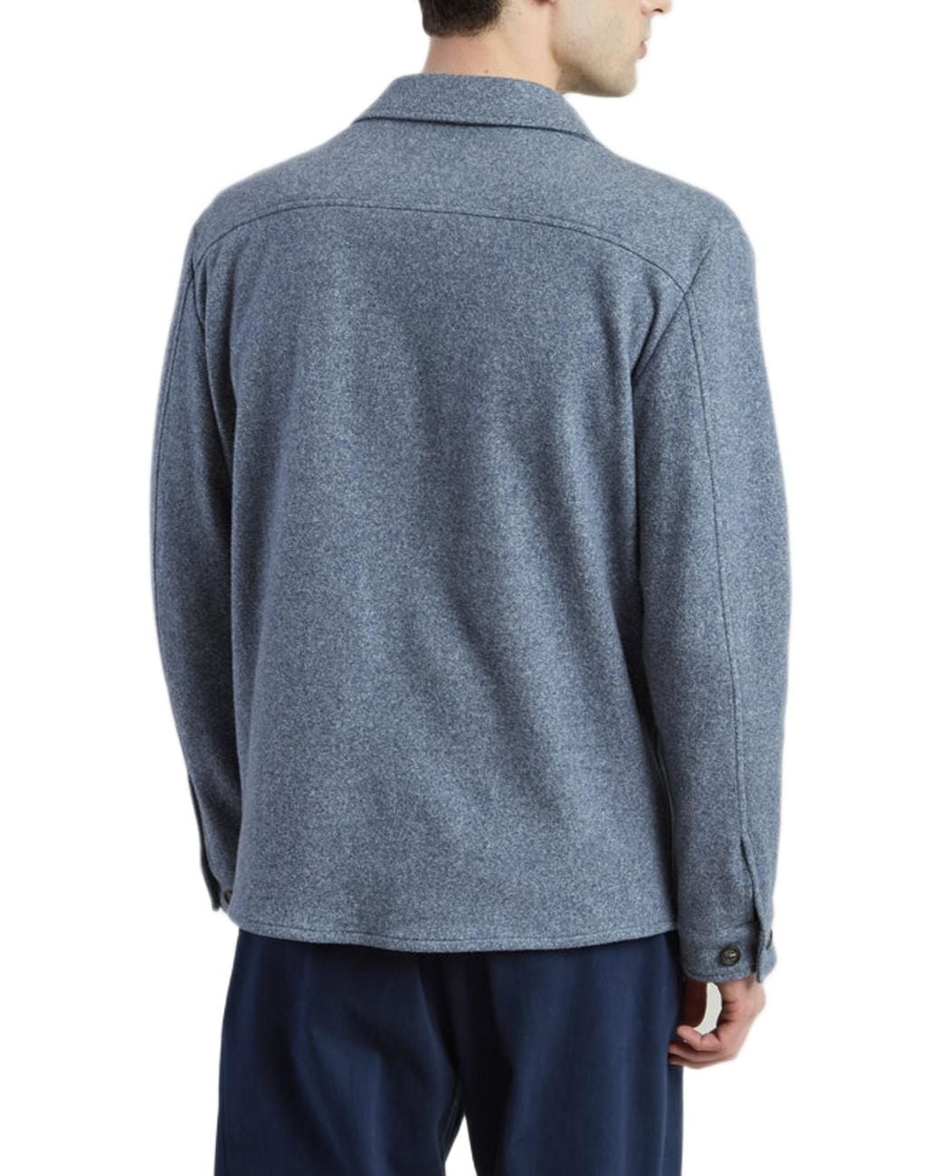 Eleventy Blue Long-Sleeve Jacket for men