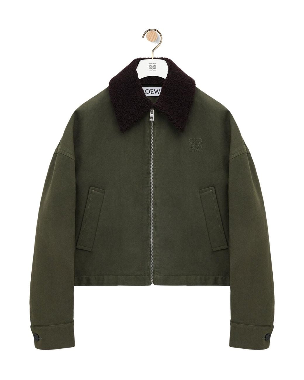 Loewe Green Relaxed Fit Jacket