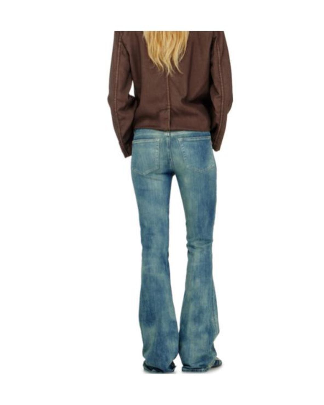 DIESEL Blue Bootcut Jeans Low Waist 1969 D-Ebbey