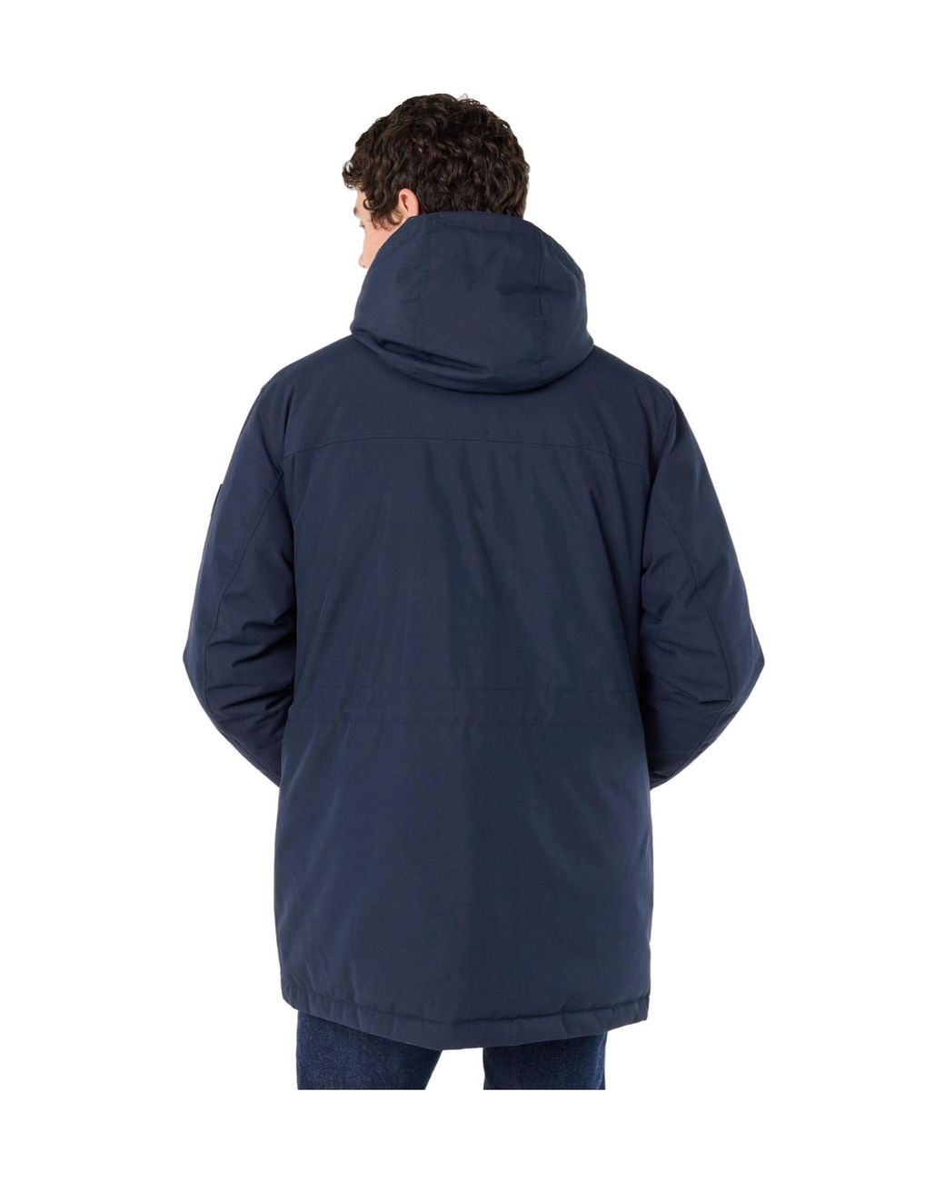 Boss Blue Hooded Long Sleeve Jacket for men