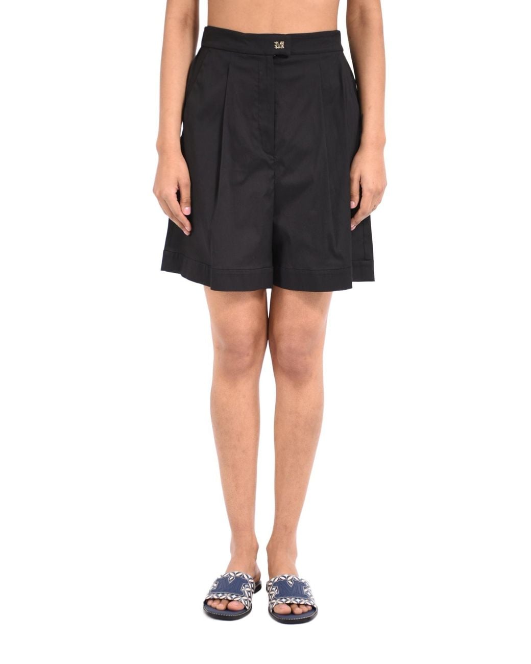 Max Mara Black Beachwear Medeola Tailored Shorts