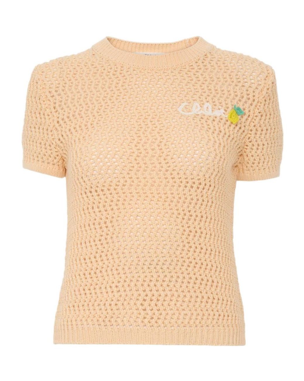 Chloé Natural Cotton Knit Sweater
