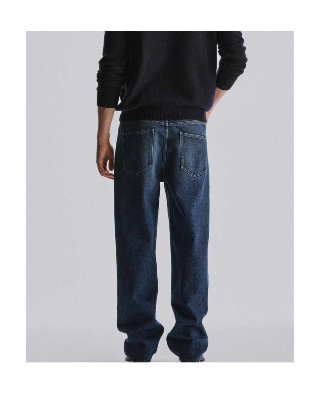 The Row Blue Vanya Straight-Leg Jeans for men