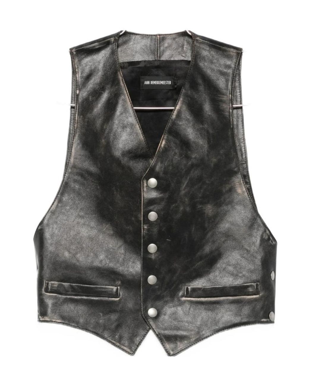 Ann Demeulemeester Albien Classic Waistcoat in Black for Men | Lyst