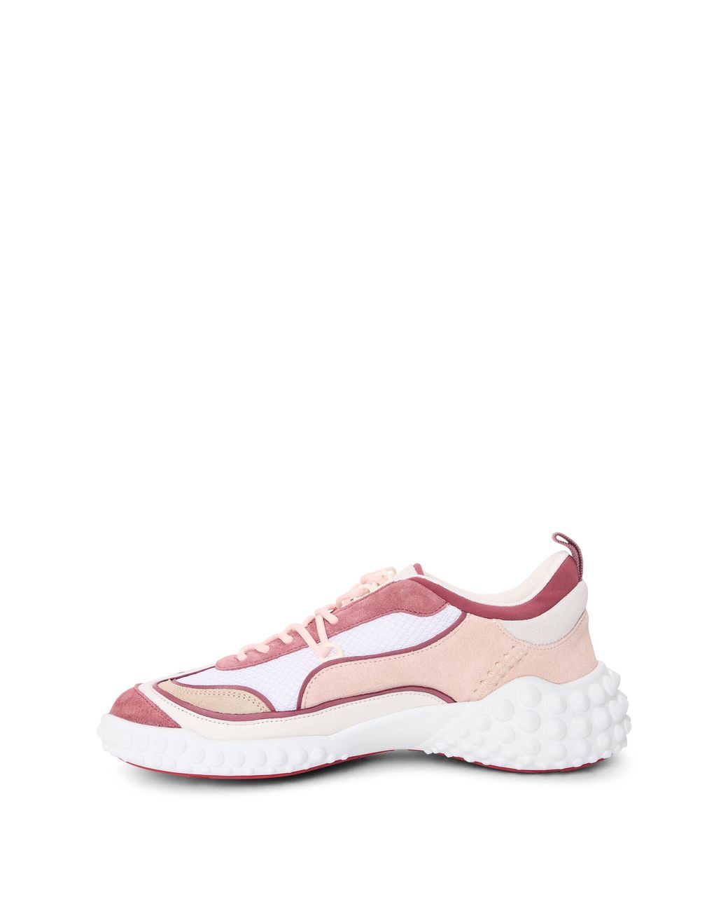 Christian Louboutin Pink Thick-Soled Sports Shoes