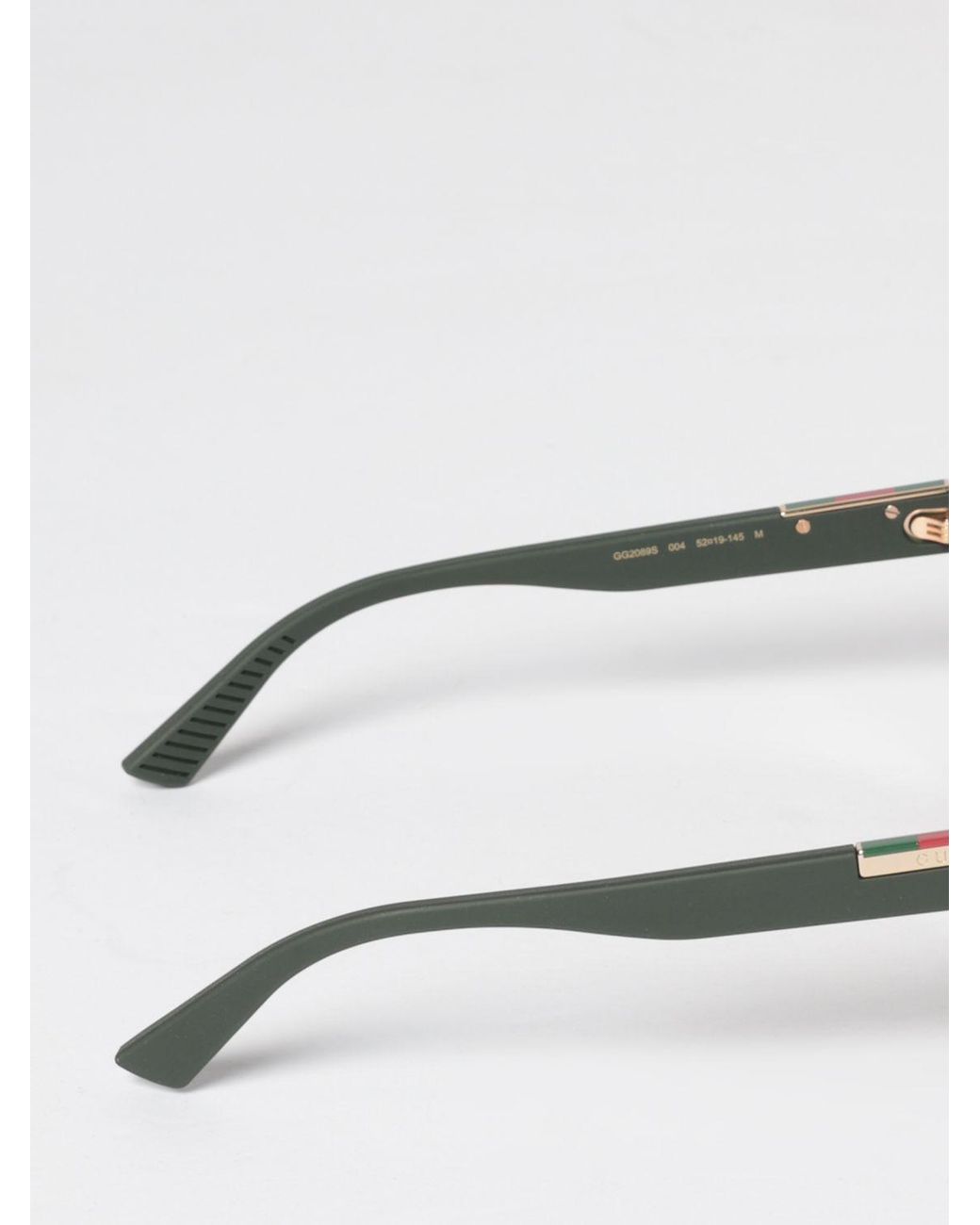 Gucci Metallic Eyewear Square Frame Sunglasses for men