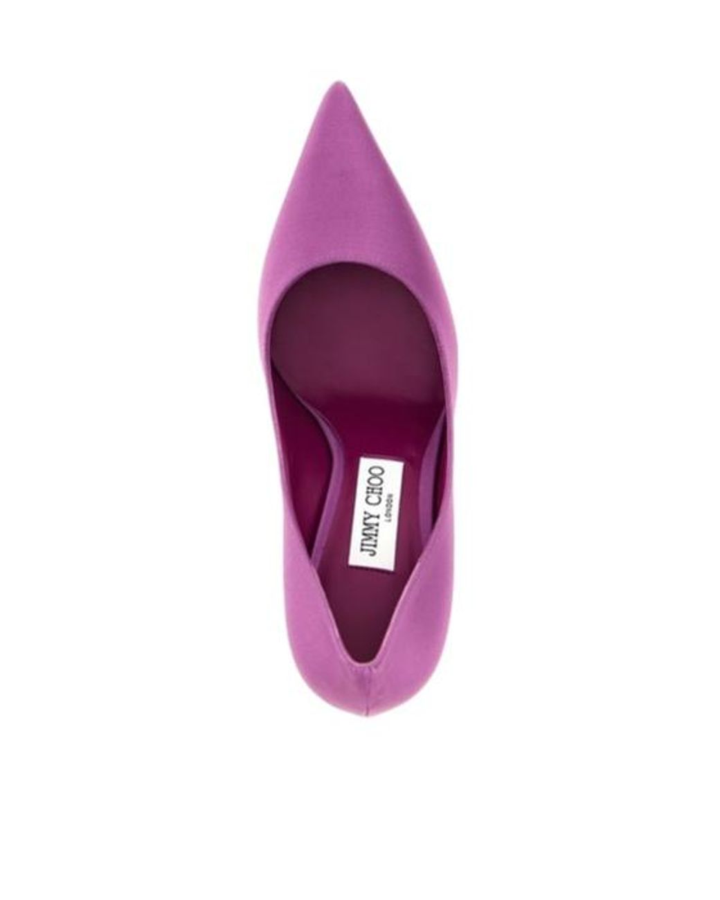 Jimmy Choo Purple Love 85 Pointed-Toe Slip-On Pumps