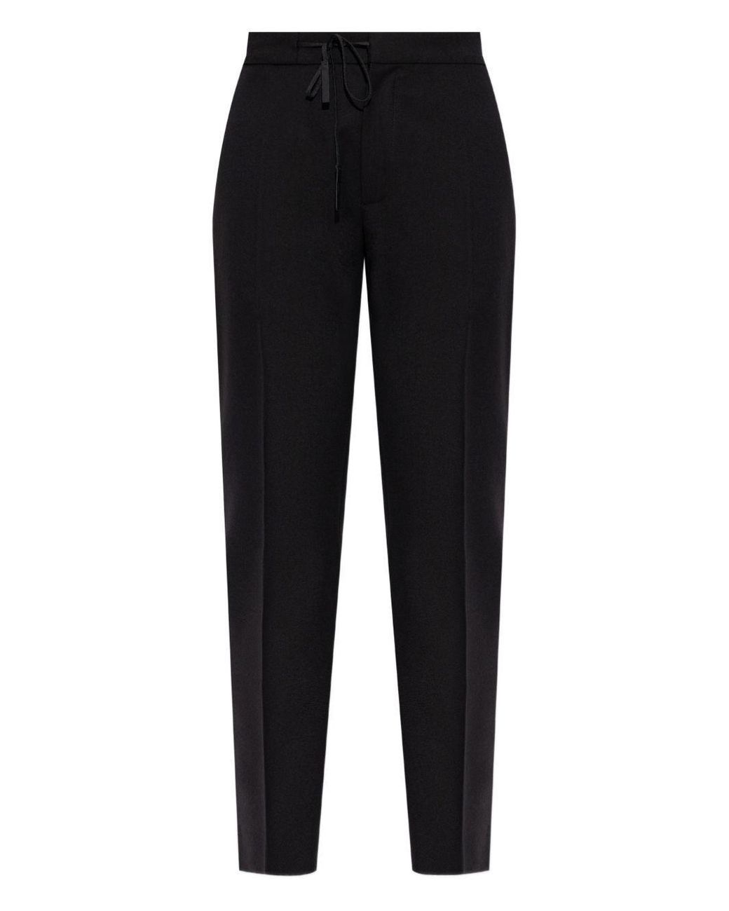 Maison Margiela Black Pantalon À Lien De Resserrage