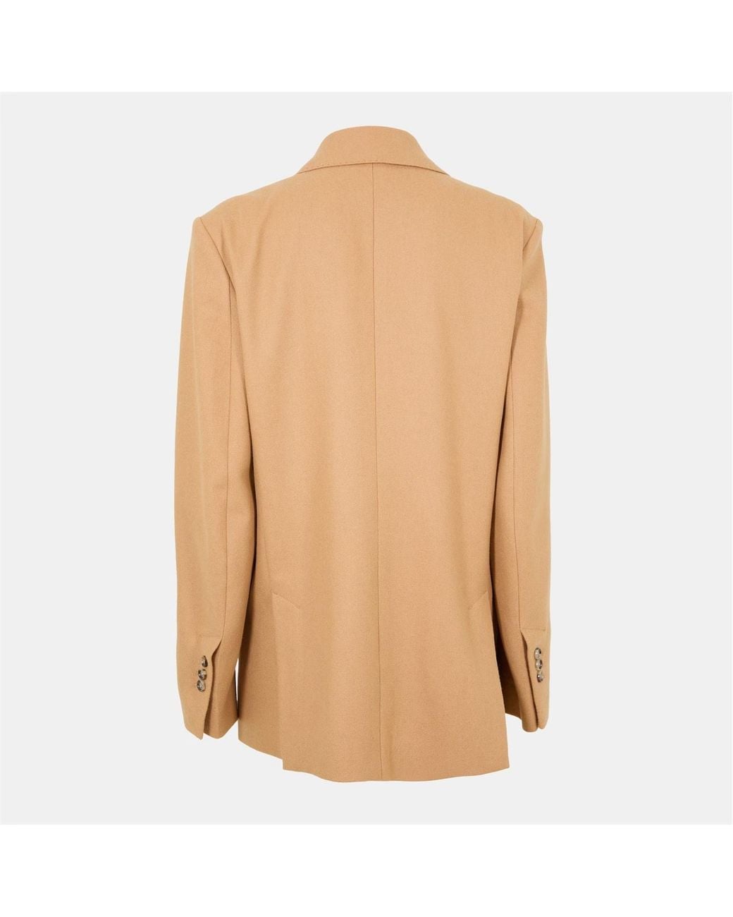 AMI Natural Tailored Fit Textured Blazer