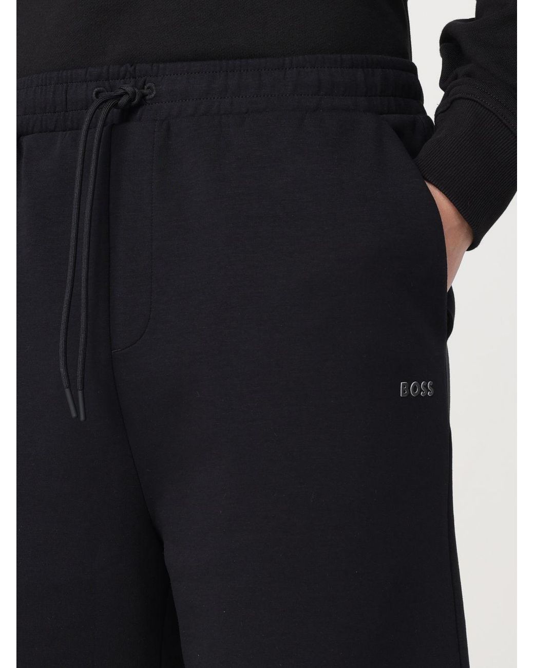 Boss Black Boss Drawstring Regular-Fit Shorts for men