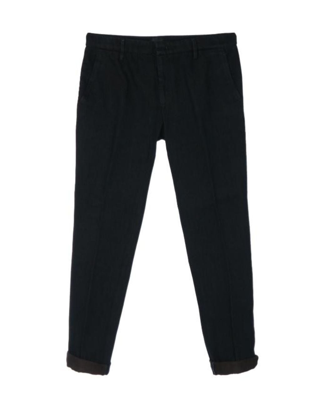 Dondup Black Gaubert Relax Chino Pants for men