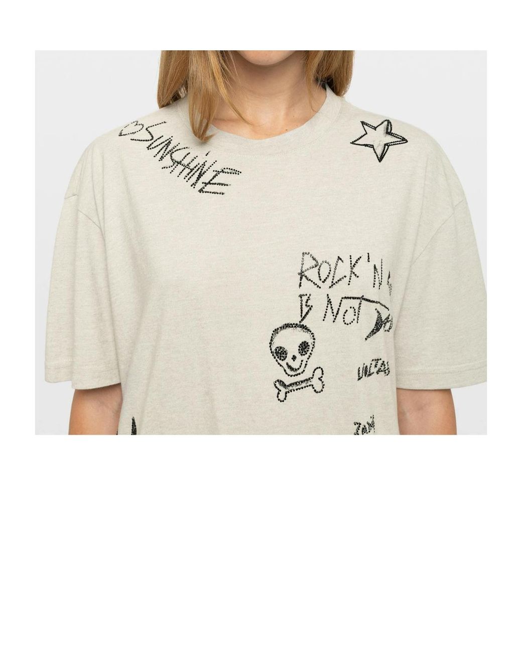 Zadig & Voltaire White Taida T-Shirt