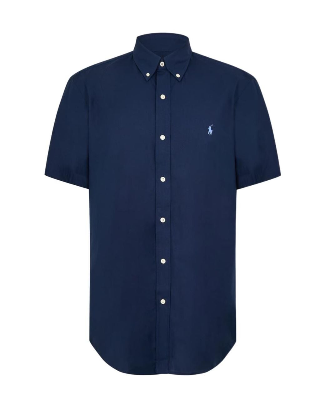 Polo Ralph Lauren Blue Logo Short Sleeve Shirt for men