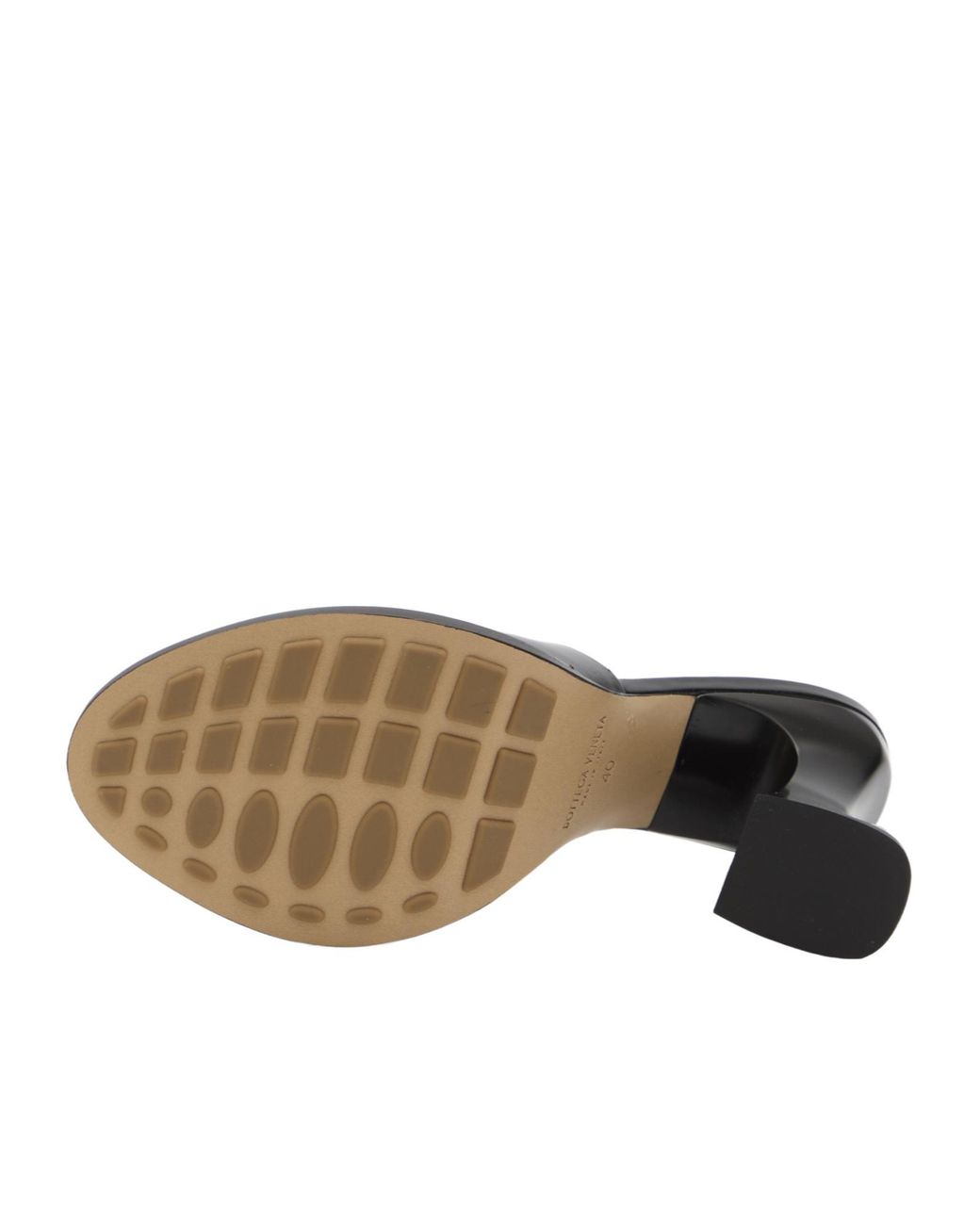 Bottega Veneta Black Cha Cha Heeled Mules
